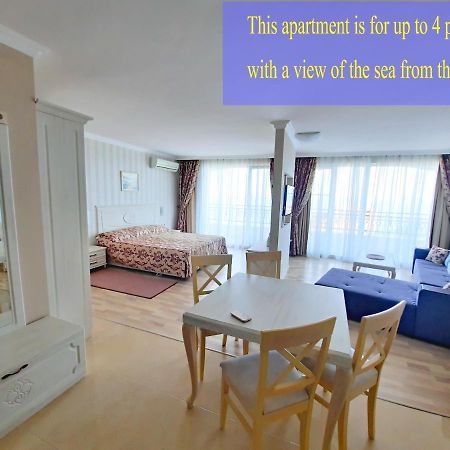 Private Super Apartments By Sea In Apart Hotel ! Pomorie Bagian luar foto