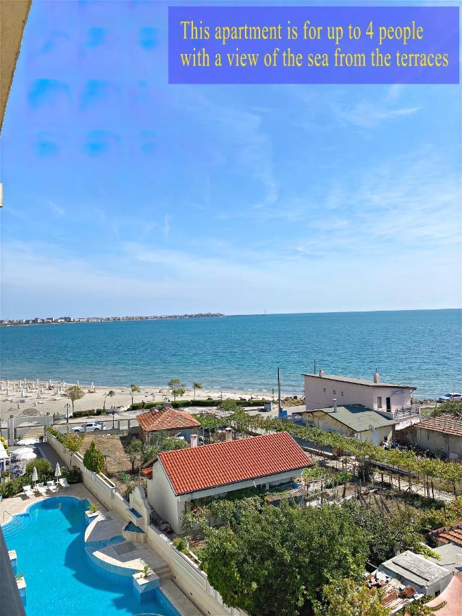 Private Super Apartments By Sea In Apart Hotel ! Pomorie Bagian luar foto