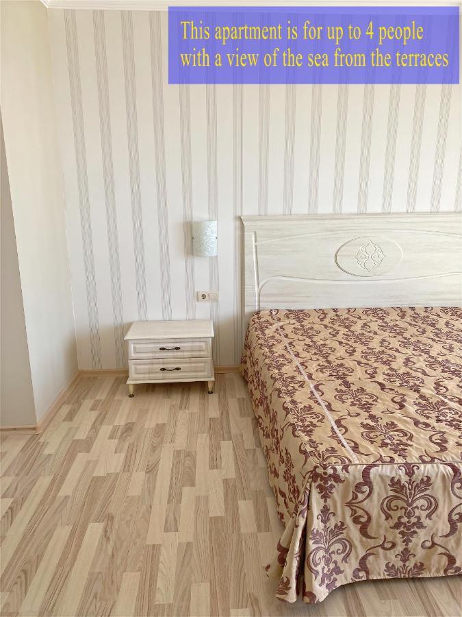Private Super Apartments By Sea In Apart Hotel ! Pomorie Bagian luar foto