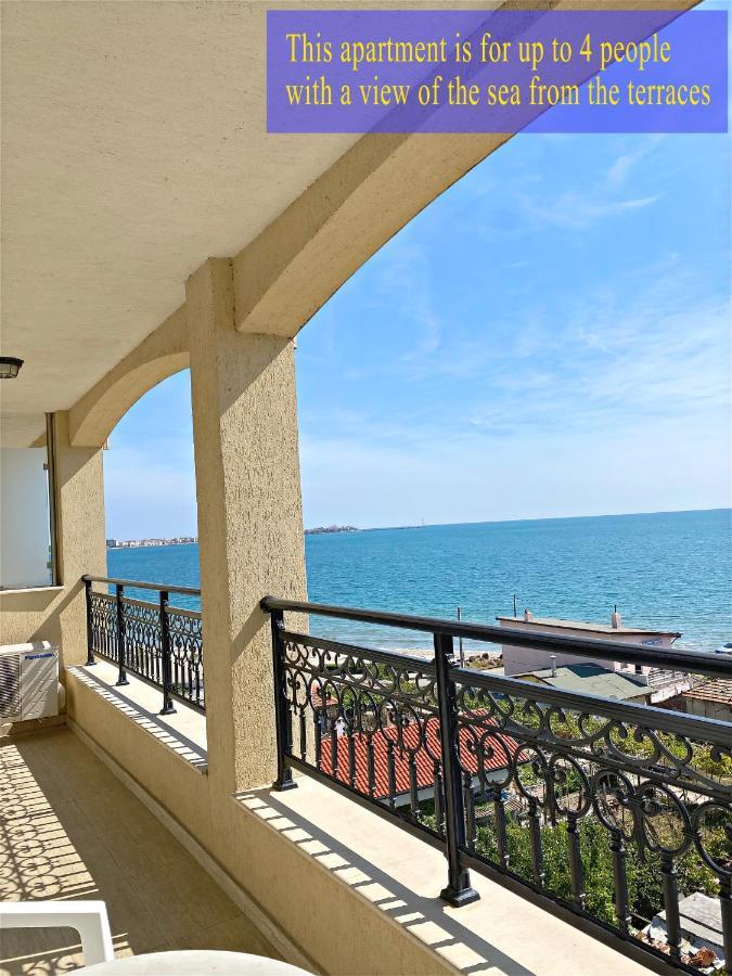 Private Super Apartments By Sea In Apart Hotel ! Pomorie Bagian luar foto