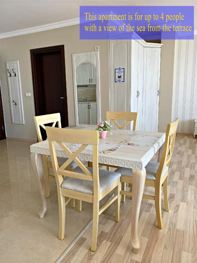 Private Super Apartments By Sea In Apart Hotel ! Pomorie Bagian luar foto