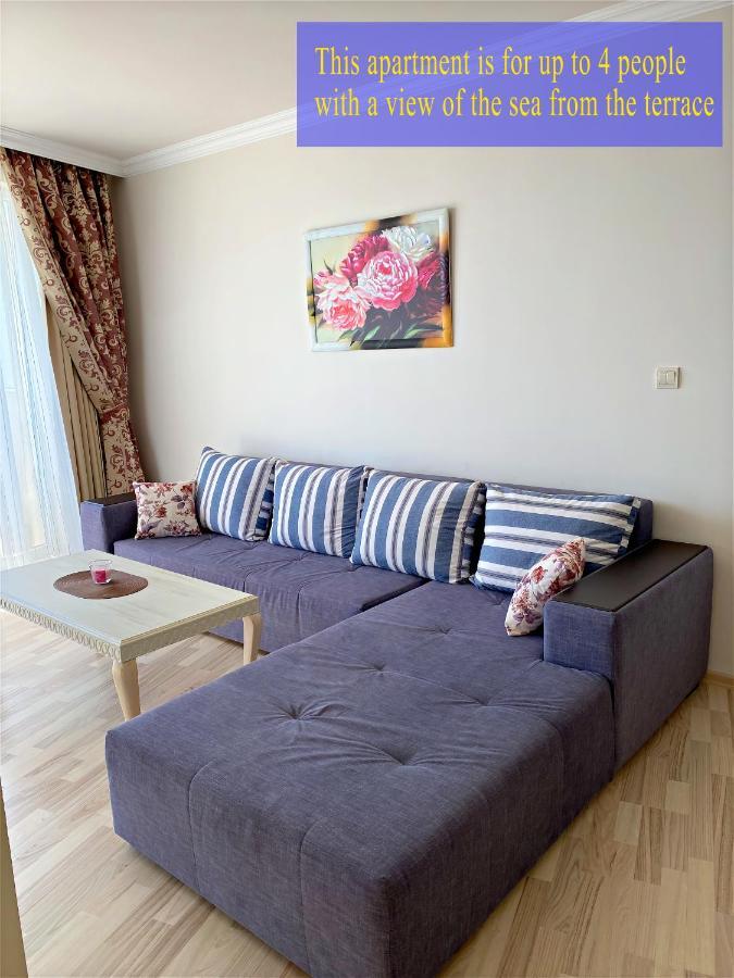 Private Super Apartments By Sea In Apart Hotel ! Pomorie Bagian luar foto