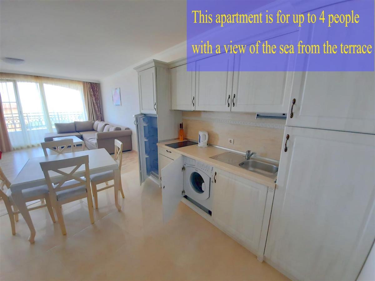 Private Super Apartments By Sea In Apart Hotel ! Pomorie Bagian luar foto